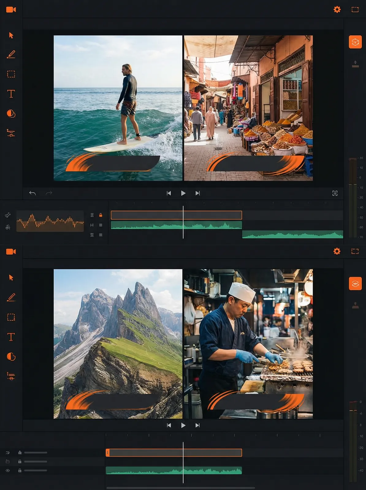 AG体育真人app Vlog开场模板设计